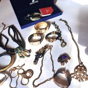 Black and Gold Jewelry Lot
